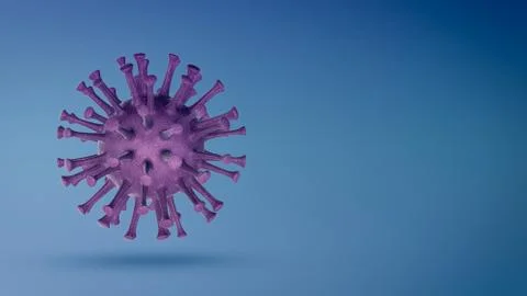 Coronavirus, micrscope view Stock-Illustration