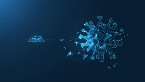 Coronavirus molecule Stock Illustration