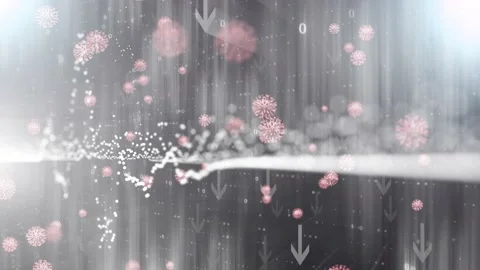 Coronavirus negative business info graphs 動画素材 228089264