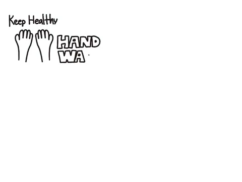 Coronavirus outbreak doodle collection. Elements of Covid-19,coronavirus,prevent Stock Footage 155727998