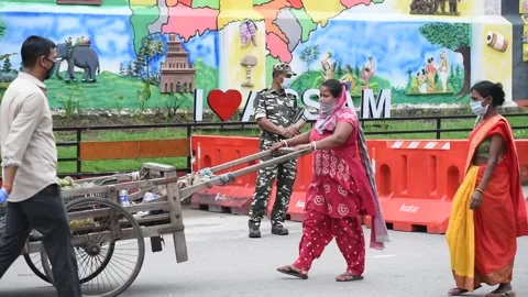 Coronavirus Outbreak Video stock 134820466