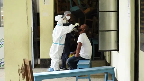 Coronavirus Outbreak in India Video stock 134877889