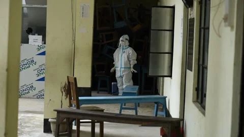 Coronavirus Outbreak in India Video stock 134877998