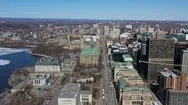 Coronavirus Outbreak In Ottawa Canada Empty Streets Downtown Stock Footage