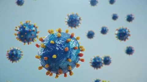 Coronavirus outbreak. Pathogen affecting the respiratory tract. COVID-19 Stock Illustration