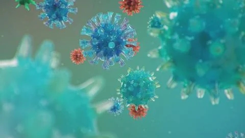 Coronavirus outbreak. Pathogen affecting the respiratory tract. COVID-19 Stock Illustration