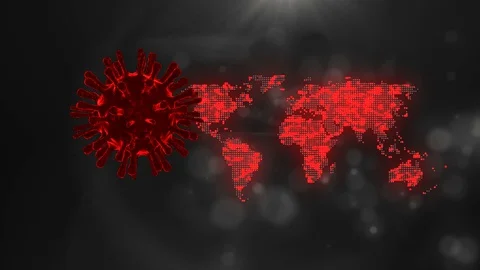 Coronavirus Pandemic Chart. Plot concerning the incidence of covid-19 Stock Footage 127598847