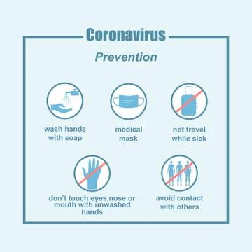 Coronavirus Prevention 2 Stock Illustration