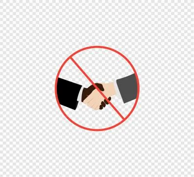 Coronavirus Prevention - Avoid contact with sick people Stock Illustration