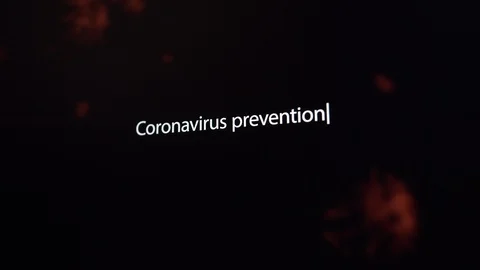 Coronavirus prevention web search request Stock Footage 128532359