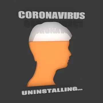 Coronavirus progress bar Stock Illustration