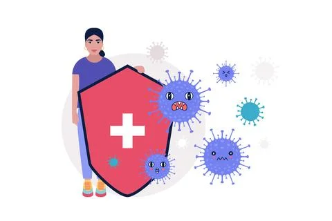 Coronavirus protection Ilustração Stock