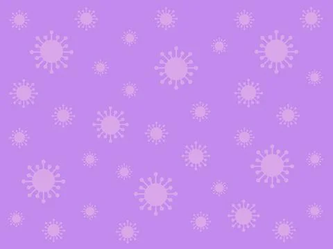 Coronavirus Purple Background Stock Illustration