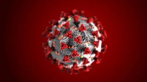 Coronavirus -  Realistic Stock Illustration