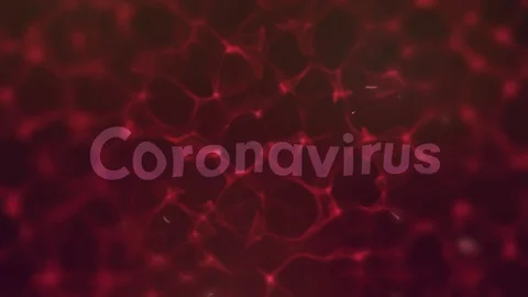 Coronavirus Red Vídeo Stock 128399371