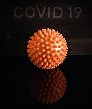 Coronavirus in reflection Stock Photos