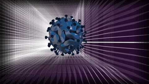 Coronavirus rotation Background video Video stock 151630769