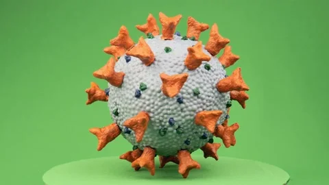 Coronavirus school model for science education Stock Footage 144542855