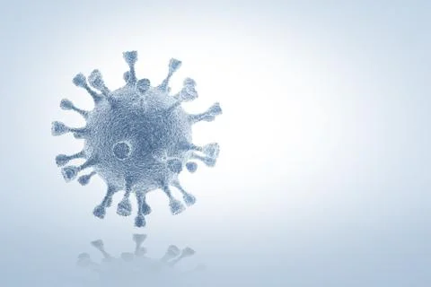 Coronavirus Scientific Background Stock Illustration