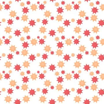 Coronavirus seamless pattern Illustrazione stock