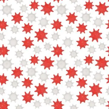 Coronavirus seamless pattern Stock Illustration