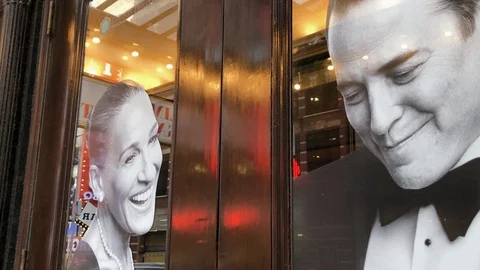 Coronavirus shuts down Broadway. Box office is CLOSED! SJP Stock-Footage 126558182