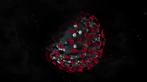 Coronavirus Spread over the Earth Map Video stock 237332870