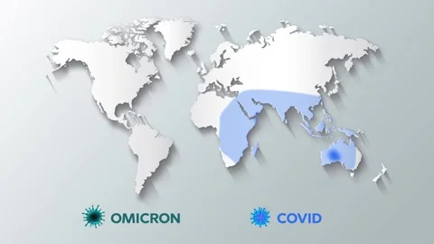 Coronavirus spread, world map animation. Stock Footage 171520225
