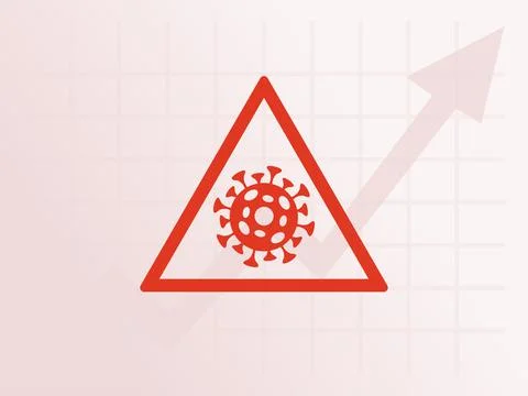 Coronavirus spreading vector flat illustration. Coronavirus cell on the Stock Illustration