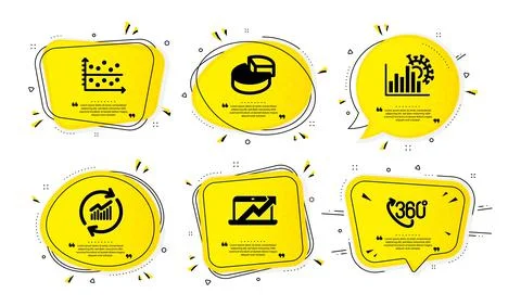 Coronavirus statistics, Update data and Pie chart icons set. Sales diagram, Dot Stock Illustration