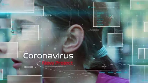 Coronavirus Technology Slideshow 스톡 After Effects