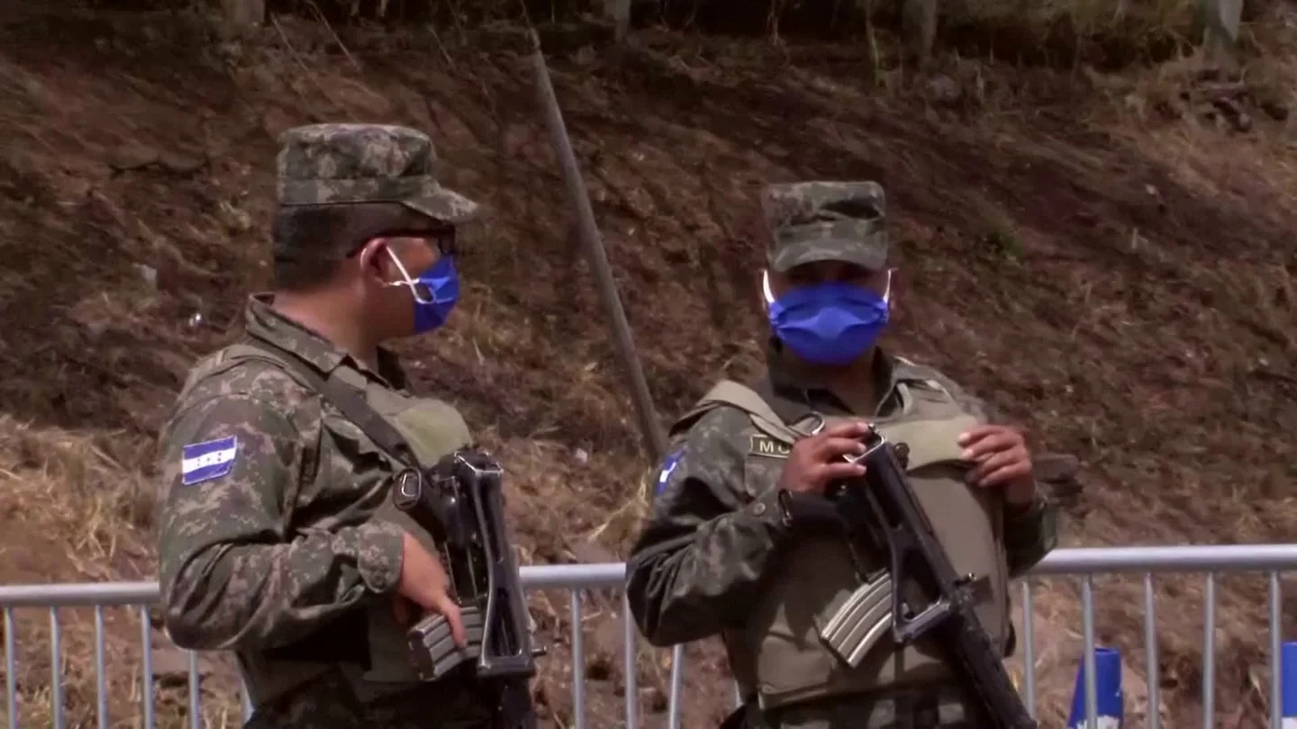 Coronavirus Threat Sends Honduras Into Lockdown Stock Footage
