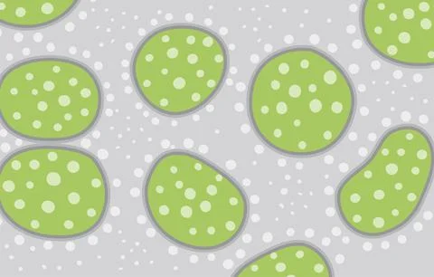 The Coronavirus under electron microscopes Ilustração Stock