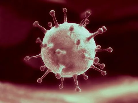 Coronavirus under the microscope close-up covind-19.Texture or background Photos