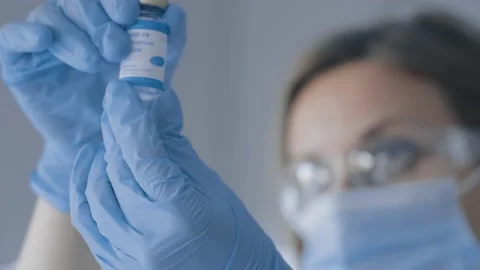 Coronavirus Vaccine Stock Footage 146571280