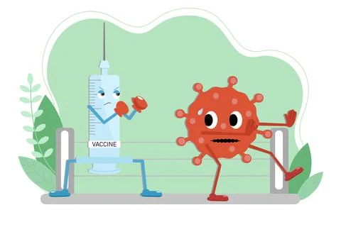 Coronavirus vaccine Stock Illustration