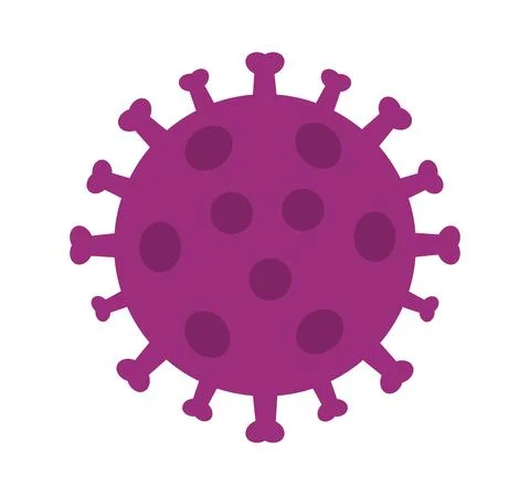 Coronavirus virus symbol shape. Vector illustration. Stock Illustration