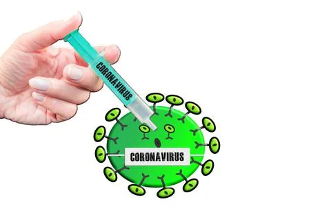 Coronavirus, virus which causes SARS and MERS Stock Photos