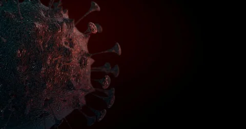 Coronaviruses influenza cell Stock Footage 127559151
