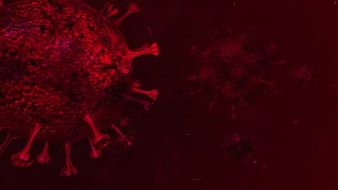 CoronaVirusRotating3D Stock Footage 131046966