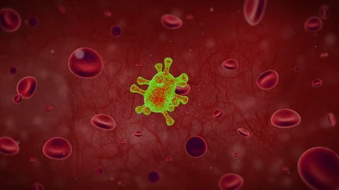 Coronavrius background. Stock Footage 124027612