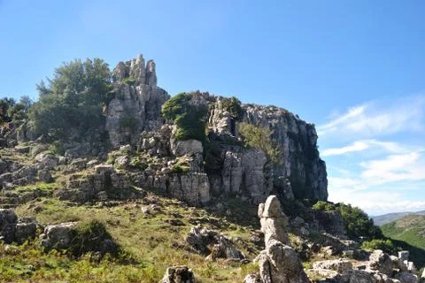 Corongiu Peak, Jerzu Stock Photos