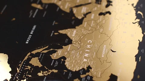 Coronovirus map 3 Stock Footage 127592883