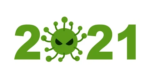 Coronovirus or bacteria flat animation on white background. Isolate Stock Footage 143927276
