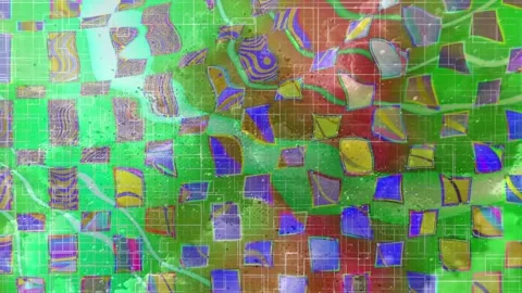 Corporate Abstract Geometric Motion Background Texture Stock Footage 325816736