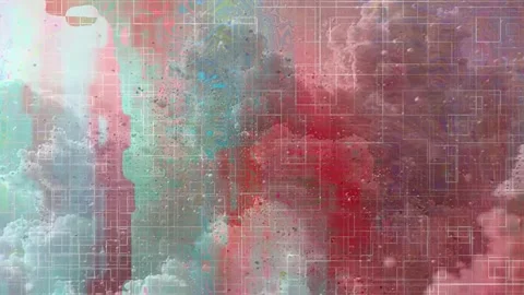 Corporate Abstract Geometric Motion Background Texture Stock Footage 325817139