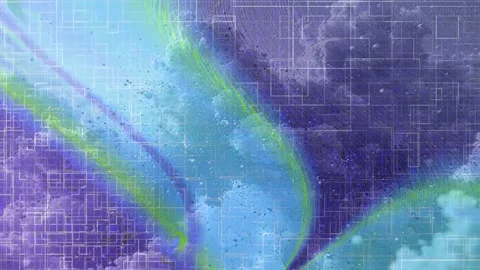 Corporate Abstract Geometric Motion Background Texture Stock Footage 325818460
