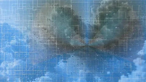 Corporate Abstract Geometric Motion Background Texture Stock Footage 325818569