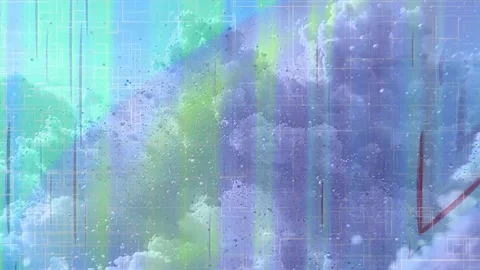 Corporate Abstract Geometric Motion Background Texture Stock Footage 325818885