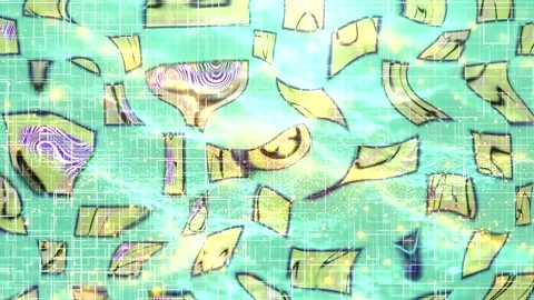 Corporate Abstract Geometric Motion Background Texture Stock Footage 325848632